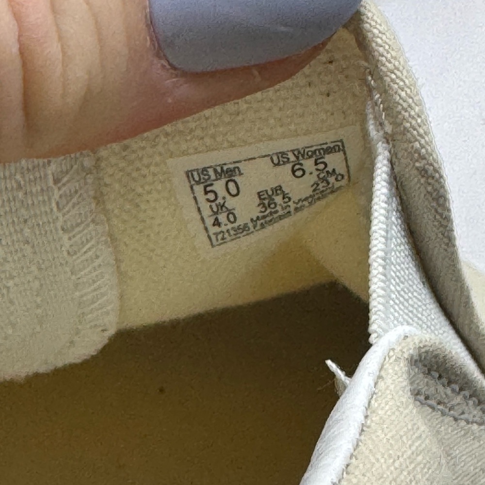 Vans NWOT beige classic slip ons with checker detail 6.5 - Picture 6 of 12